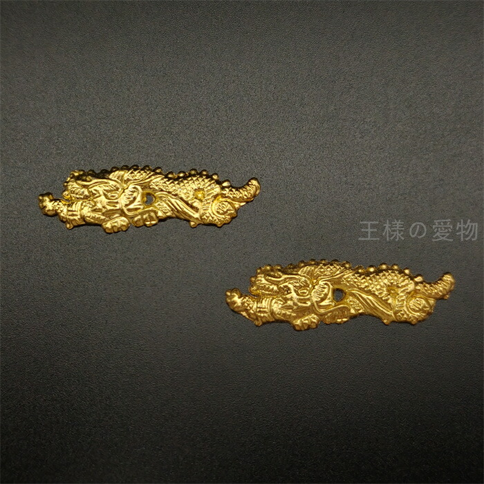 古美術 金工 銅 目貫 目抜き 金具 刀装具 刀剣 彫金 帯留 古美術 骨董 古金工 群雁図目貫 特別保存刀装具