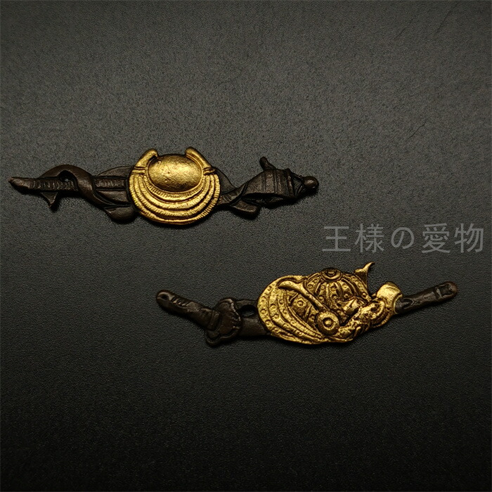 楽天市場】目貫 鶴の図 銅製 細工 日本刀装具 武具 刀剣美術 : 王様の愛物