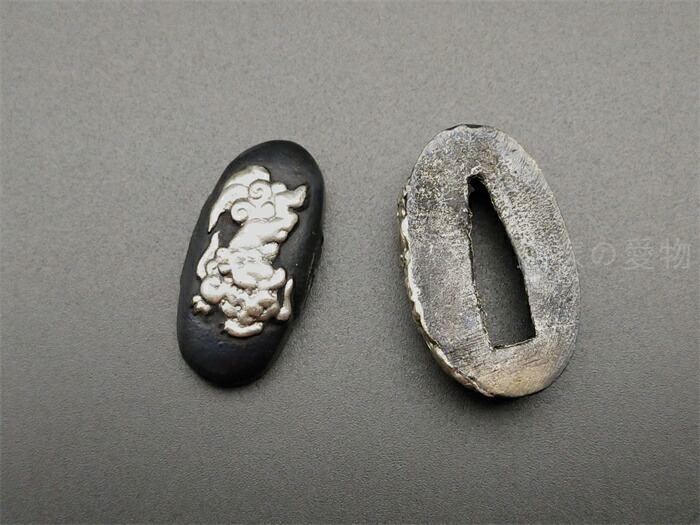 楽天市場】銅製刀装具 短刀拵 柄鞘一式 王蛇の図 絵金銀 金工品 細工