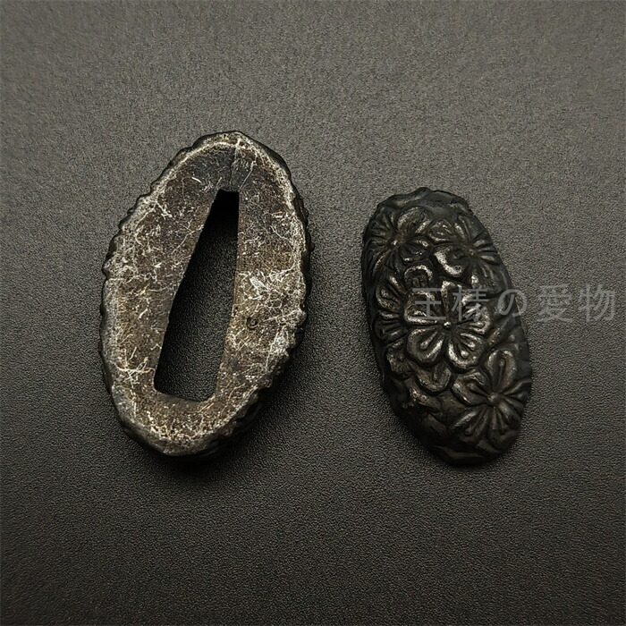 楽天市場】刀鍔 海波の図 縁頭 目貫 鐺 栗形 柄鞘一式金具 銅製 日本刀