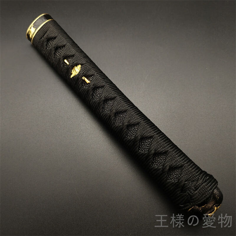 楽天市場】日本刀装具 大刀柄 新品 長約26CM 銅製縁頭 銅製目貫 本鮫皮