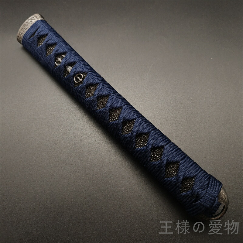 楽天市場】日本刀装具 大刀柄 新品 長約26CM 桜縁頭 桃目貫 本鮫皮 木