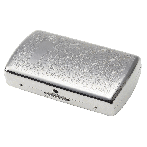 楽天市場】シガレットケース カジュアルメタル ニッケルサテン 1-91426