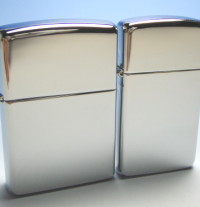 ジッポ ジッポーライター zippo クロームハイポリッシュ ペアセット ミラー 鏡面仕上げ【メール便250円対応】【楽ギフ_包装選択】【楽ギフ_名入れ】