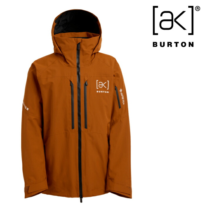 即納★店頭受取OK★[日本正規品]25-26 スノーボードウェア ジャケット バートン BURTON MEN'S AK SWASH GORE-TEX JACKET Chestnut Brown ゴアテックス メンズ 2026 国内正規品