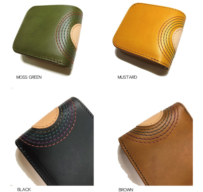 Shift Folio Wallet Men Gap Dis Leather Genuine Leather Compact