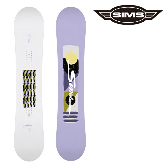 ボード購入特典付★即納★店頭受取OK★[日本正規品] 25-26 スノーボード 板 SIMS FLUID フルイド シムス スノーボード 板 レディース 国内正規品｜SHIFT
