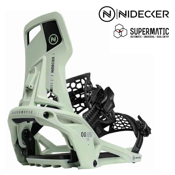 ナイデッカー　スーパーマティック22-23　スノーボードビンディング L ナイデッカー スーパーマティック22-23 スノーボードビンディング L