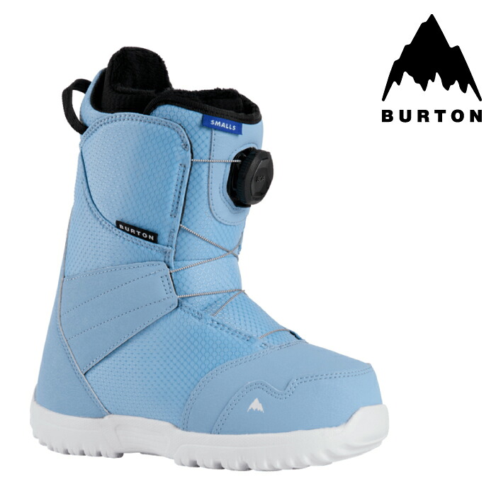 【店頭受取OK】日本正規品 スノーボード ブーツ バートン BURTON KIDS SMALLS BOA Dusty Blue スモールズ ボア キッズ ユース 子供 25-26｜SHIFT WEB SHOP