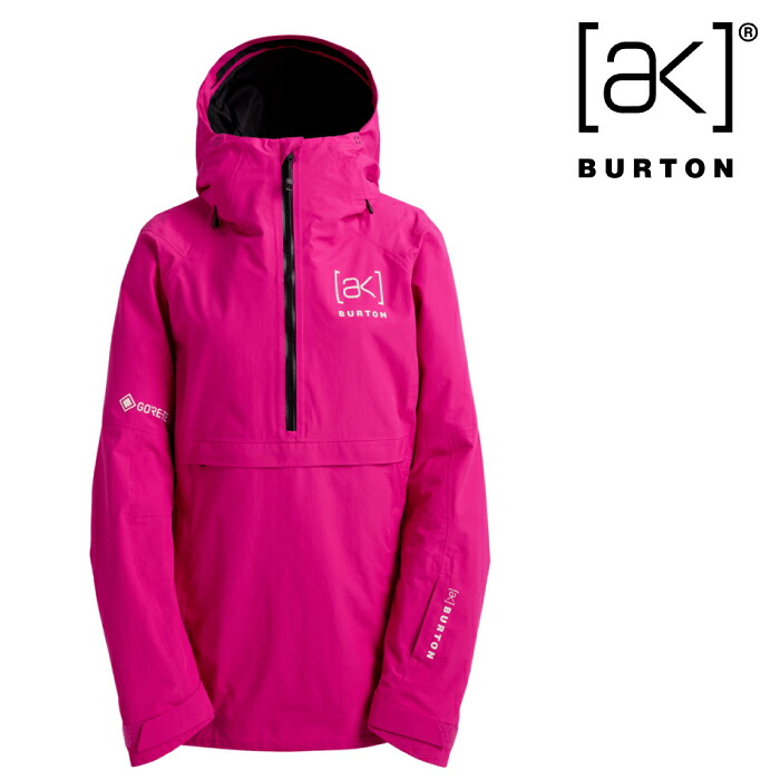 【店頭受取OK】日本正規品 スノーボード ウェア アノラック ジャケット バートン BURTON WOMENS AK KIMMY GORE-TEX 2L ANORAK Very Berry ゴアテックス レディース 25-26|SHIFT WEB SHOP