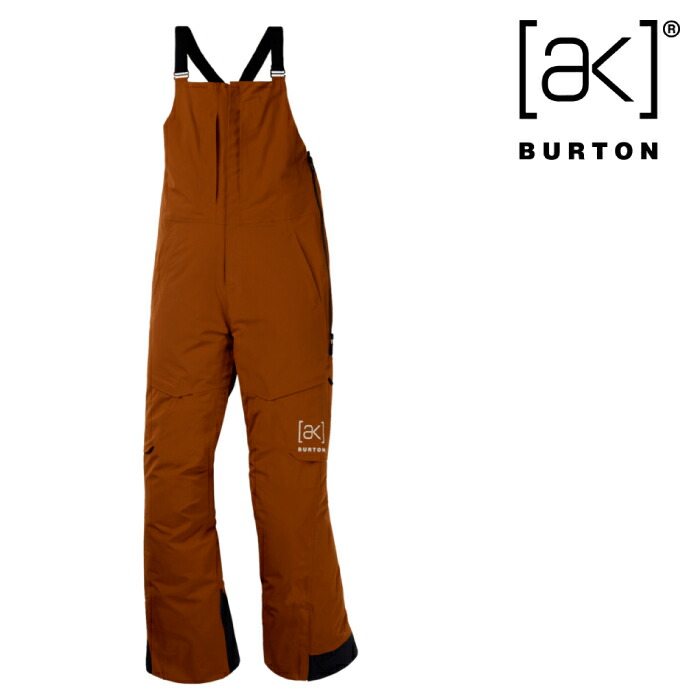 日本正規品 スノーボード ウェア ビブパンツ バートン BURTON WOMENS AK KIMMY GORE-TEX 2L BIB PANTS Chestnut Brown ゴアテックス レディース 25-26