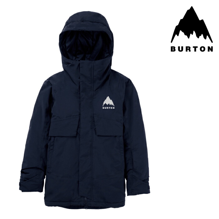 【店頭受取OK】日本正規品 スノーボード ウェア ジャケット バートン BURTON KIDS ASCUTNEY 2L JACKET True Black キッズ ユース 子供 25-26｜SHIFT WEB SHOP