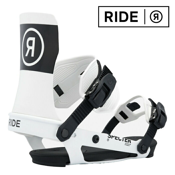 日本正規品 スノーボード ビンディング ライド RIDE SPECTER MENS White スペクター バインディング メンズ 25-26