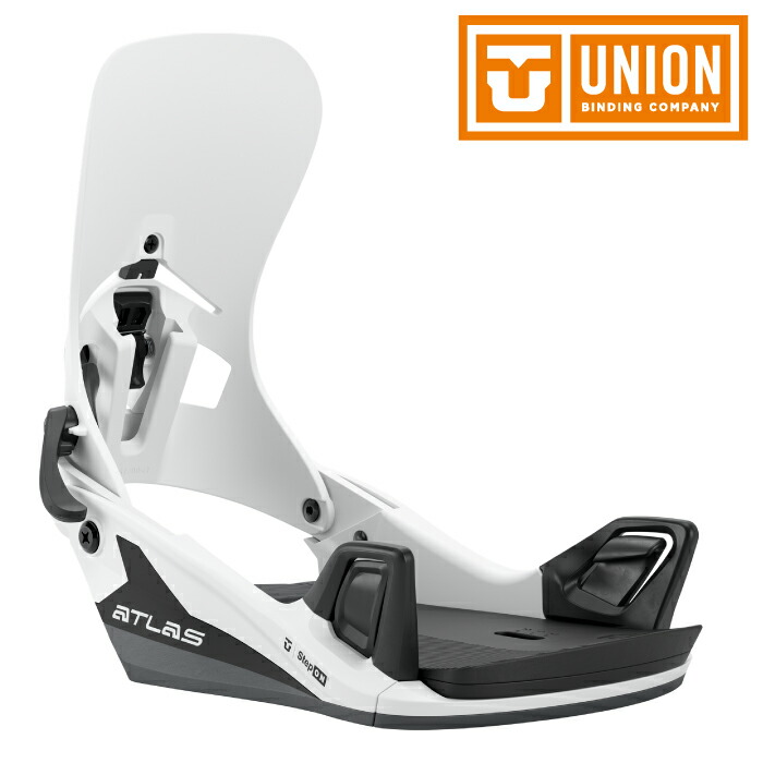 【店頭受取OK】日本正規品 スノーボード ビンディング ユニオン UNION ATLAS STEP ON White アトラス ステップオン バインディング メンズ 25-26｜SHIFT WEB SHOP