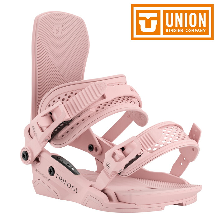 日本正規品 スノーボード ビンディング ユニオン UNION TRILOGY TEAM HB Rose トリロジー バインディング レディース 25-26
