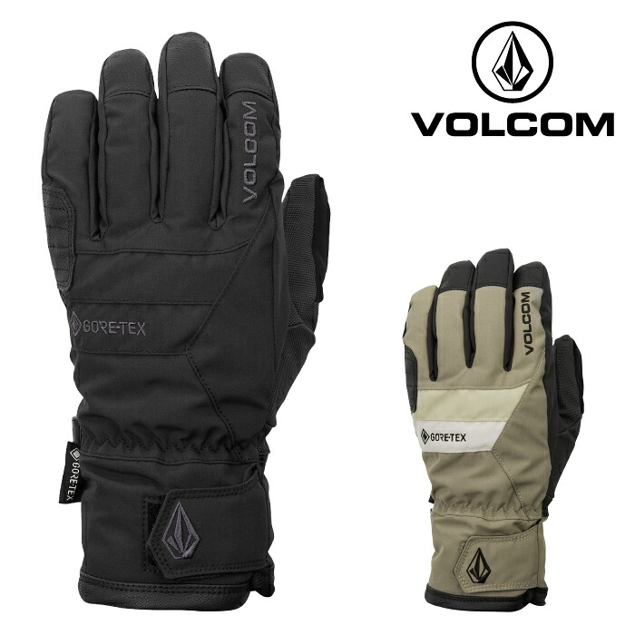 【店頭受取OK】日本正規品 スノーボード グローブ ボルコム VOLCOM CP2 GORE-TEX GLOVE Black/Brown/Military ゴアテックス メンズ 25-26｜SHIFT WEB SHOP