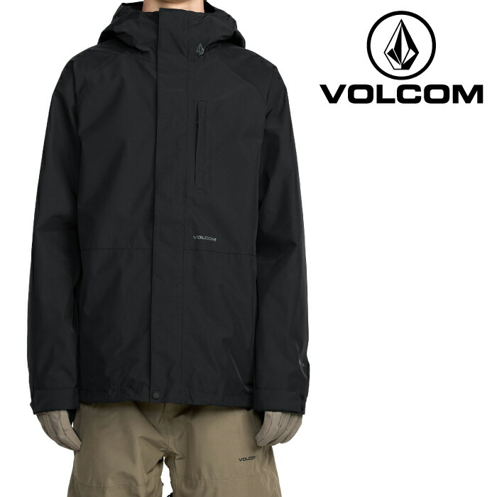 日本正規品 スノーボード ウェア ジャケット ボルコム VOLCOM DUA GORE-TEX JACKET Black ゴアテックス メンズ 25-26