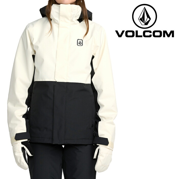 日本正規品 スノーボード ウェア ジャケット ボルコム VOLCOM BOLT INS JACKET Bone レディース 25-26