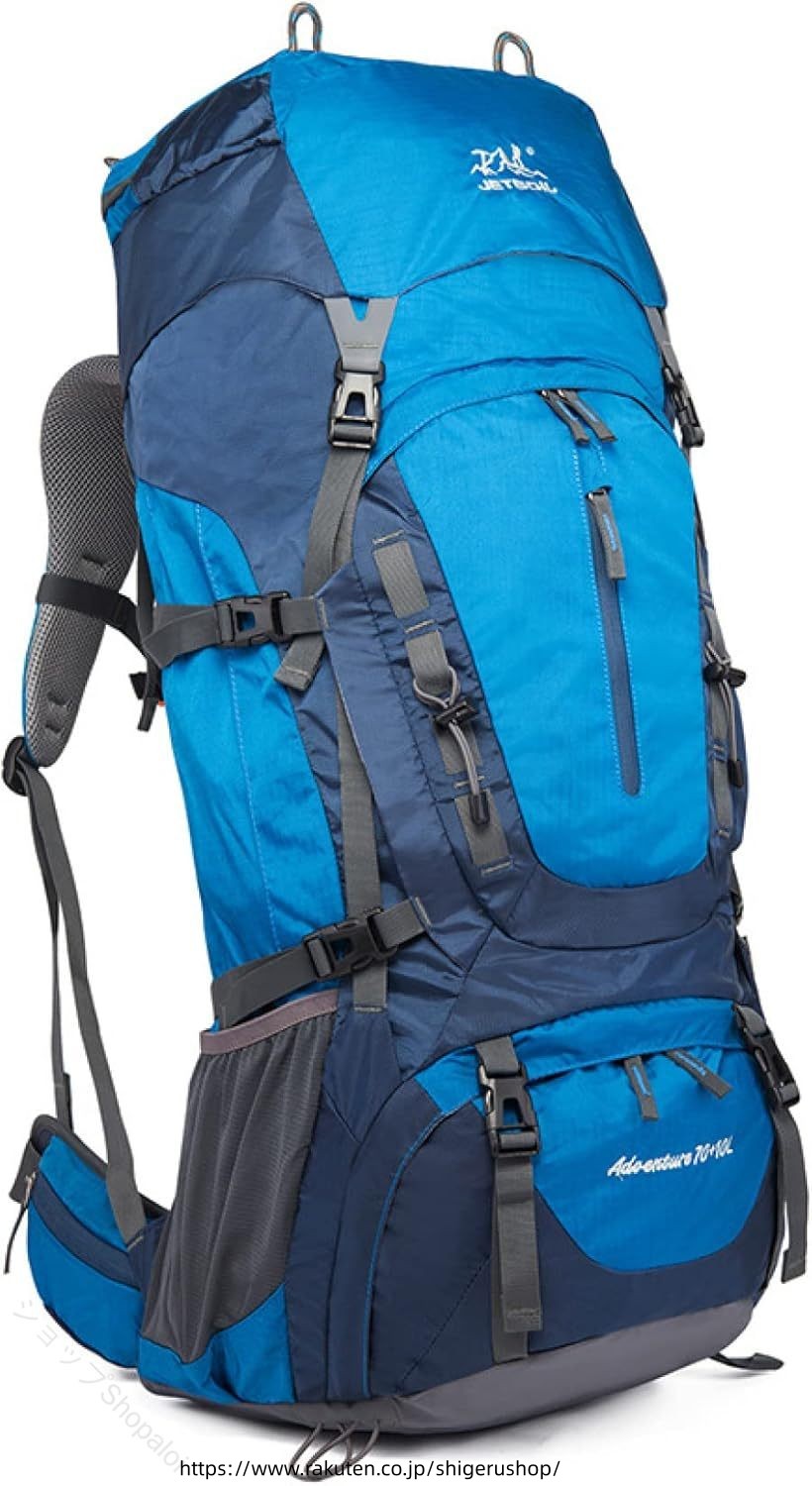 登山リュック 80L 大容量 ザック 撥水 防汚 超軽量 通気性 多機能 収納性 男女兼用 アウトドア ハイキング 旅行 防災 キャンプ 週末登山 遠征 便利 耐久性 快適背負い 大容量収納 長時間携｜しげるショップ