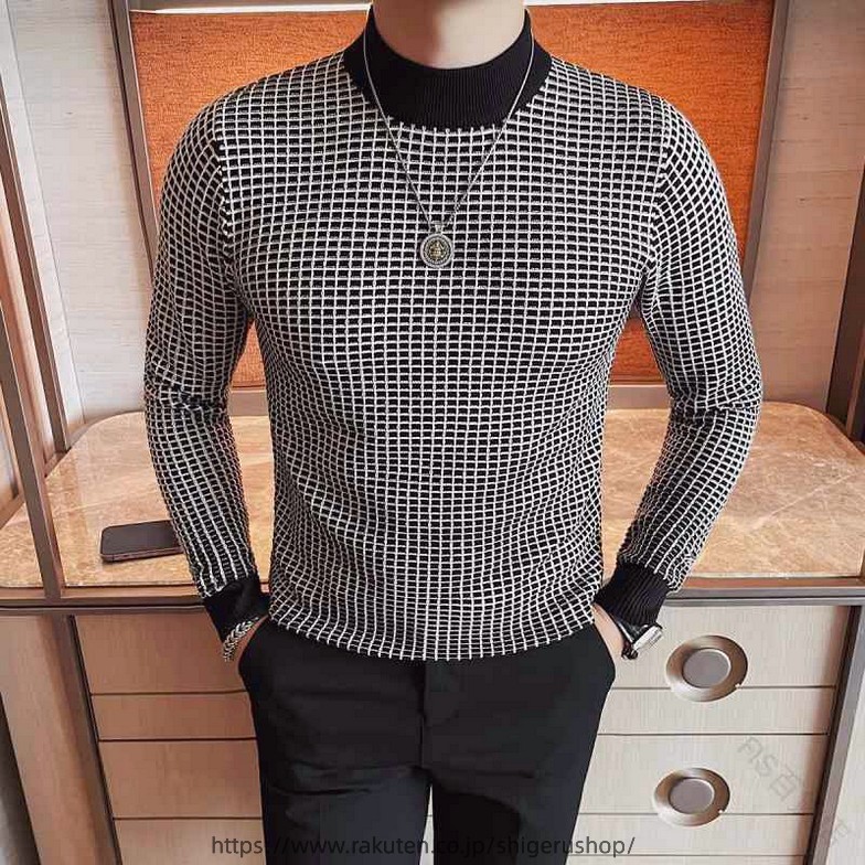 春 メンズ 流行り物 服 分かりやすい オシャレ 成年者 かっこいい 馬鹿でかい 大いさ 成人男性服 表どおり 色合い 立ちはだかる 二分の一 タートルネック 読み合わせる柄 ティーシャツ 長袖 はだ着 編み物 ティーシャツ