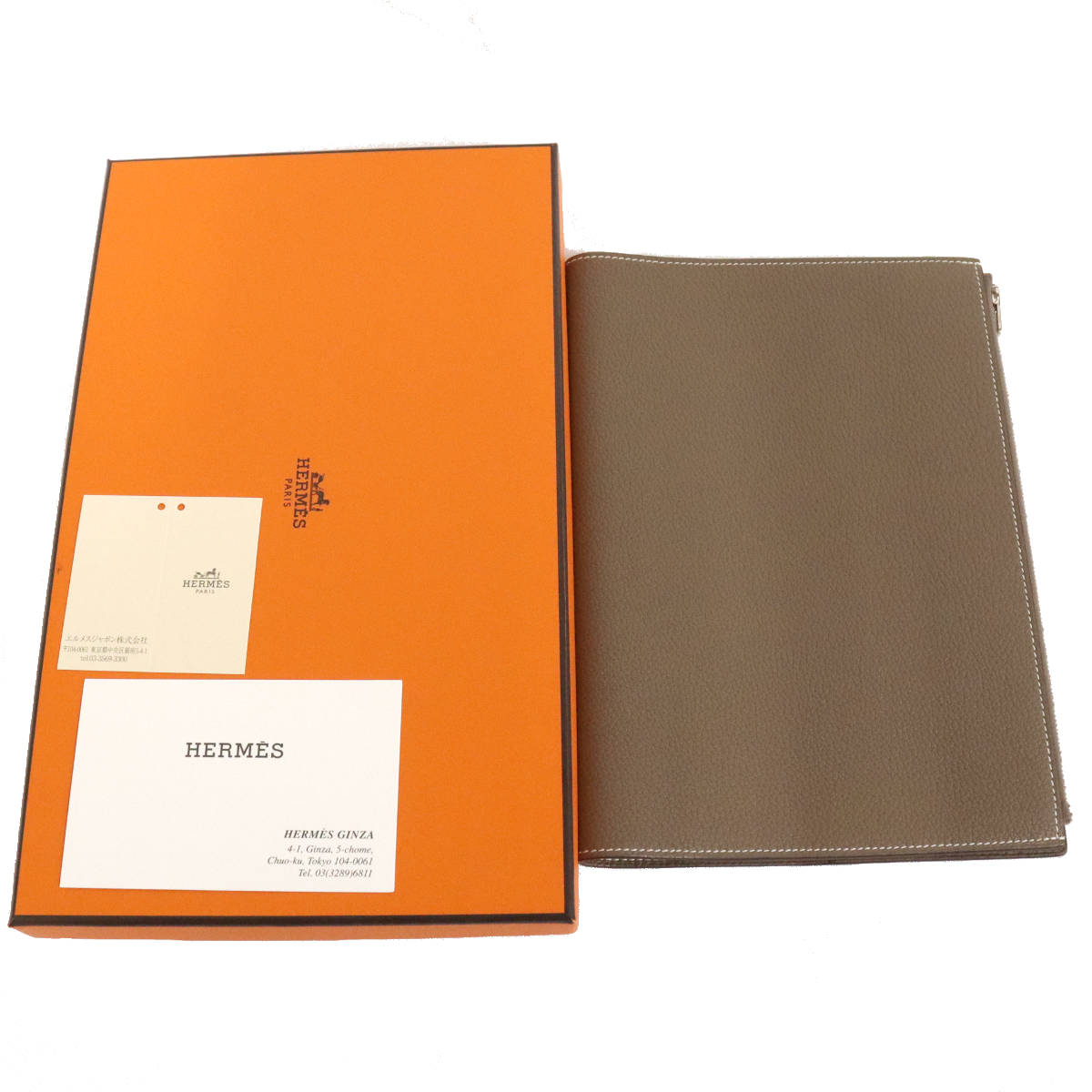 楽天市場】新着【中古】未使用 タグ付 エルメス HERMES エクスリブリス