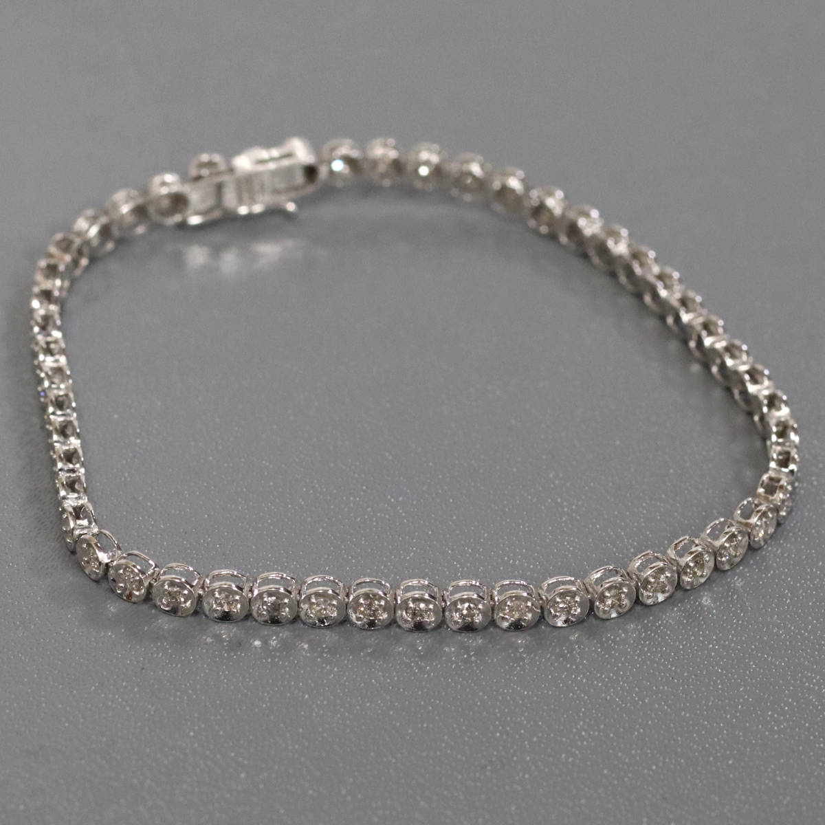 楽天市場】【中古】Pt850ダイヤモンドテニスブレスレット D1.00 8.8g  