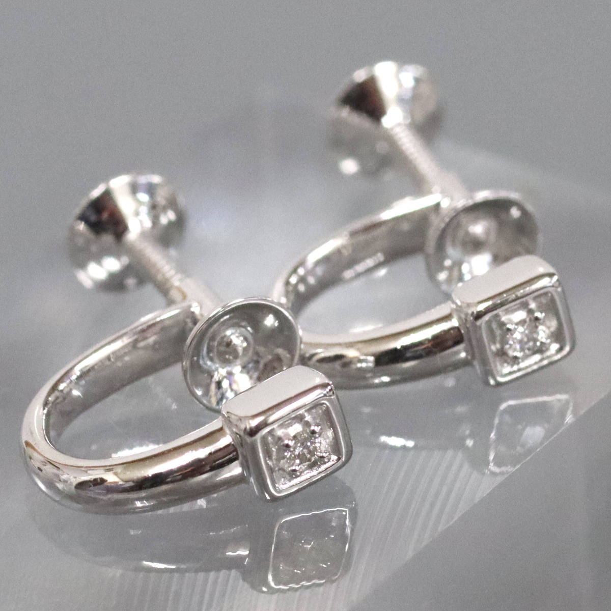 楽天市場】タサキ K18ホワイトゴールド ピアス 中古 : ジェム