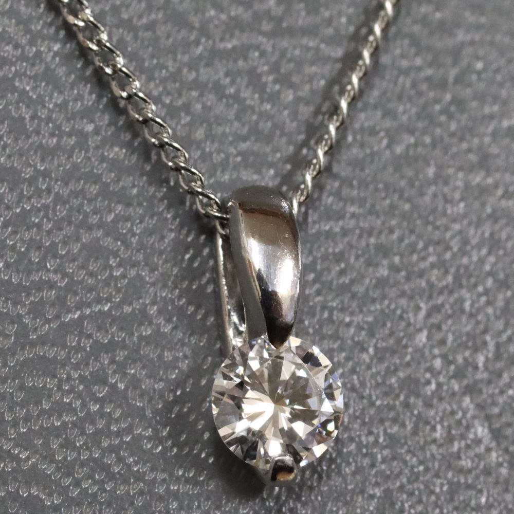 【中古】Pt900/850ダイヤモンドペンダント D0.34 2.9g プラチナ|鴫原質店 店