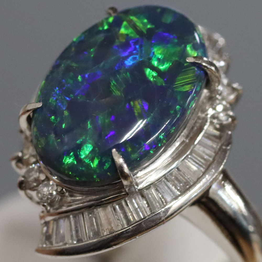 Pt900　天然ダイヤモンドリング　D0.52ct 鑑別書つき|PT900大粒ダイヤモンドリング|HARDOFFオフモール