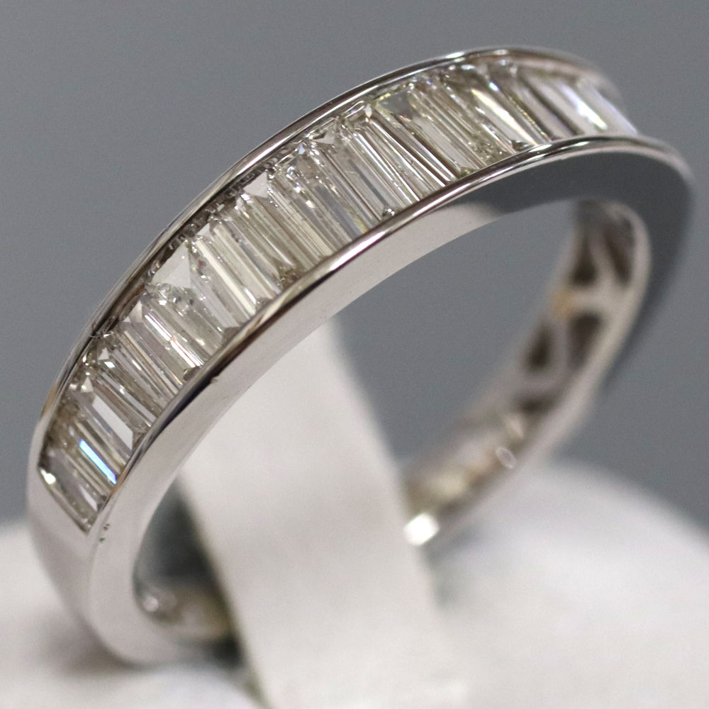 K18WGダイヤモンドリング　#12　　中古品 楽天市場】【中古】K18WGテーパーダイヤモンドリング D0.59 2.9g #12