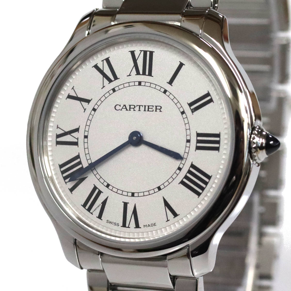 カルティエ Cartier 腕時計 ロンドマスト WSRN0033 シルバー文字盤 ローマンインデックス SS クオーツアナログ 【中古】 Cartier（カルティエ） ロンド マスト ドゥ カルティエ29mm WSRN0033
