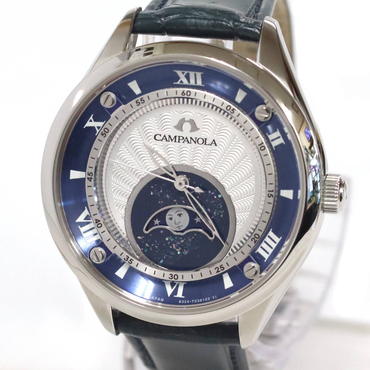 【中古】シチズン カンパノラ ムーンフェイズ 璃朋(あきほ)(EZ2000-06B)6324-T023959 36mm クォーツ 螺鈿