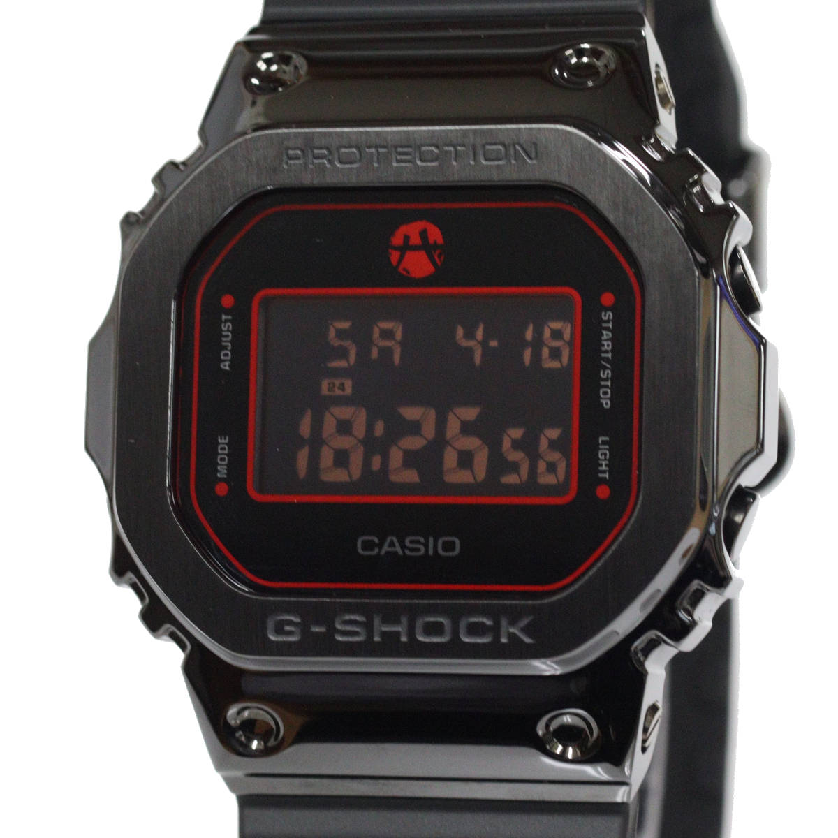 【中古】カシオ G-SHOCK 八村塁選手 シグネチャーモデル(GM-5600RH-1JR)RUI HACHIMURA デジタル時計 ブラック