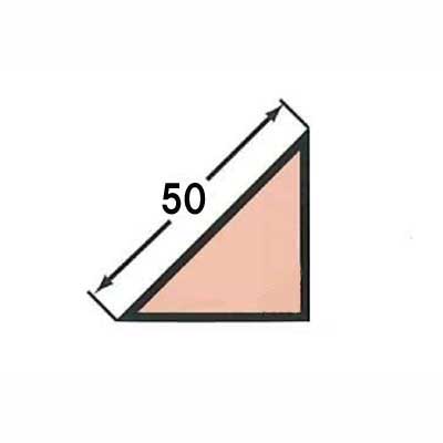 泡立つ面木 PH-50(50本入)【直角面木・面長50粍・面取り・エコ目じるし商いもの】