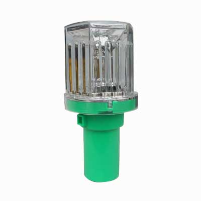 楽天市場】ソーラー工事灯・幅65mm（赤/緑・フラッシュ交互点滅）工事