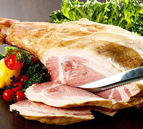【送料無料】北海道 十勝骨付きハム 3.8kg  ハム ギフト  お祝 内祝 お返し お取り寄せ ギフト  パーティー向き 骨付きハム  ハム 贈答