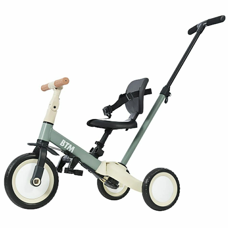 楽天市場】BTM 三輪車 子供用三輪車 足けりバイク 一台4役 ベビーカー