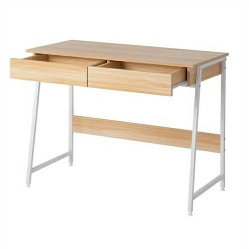 楽天市場】【人気商品】パソコンデスク 引き出し付き 幅100*奥48