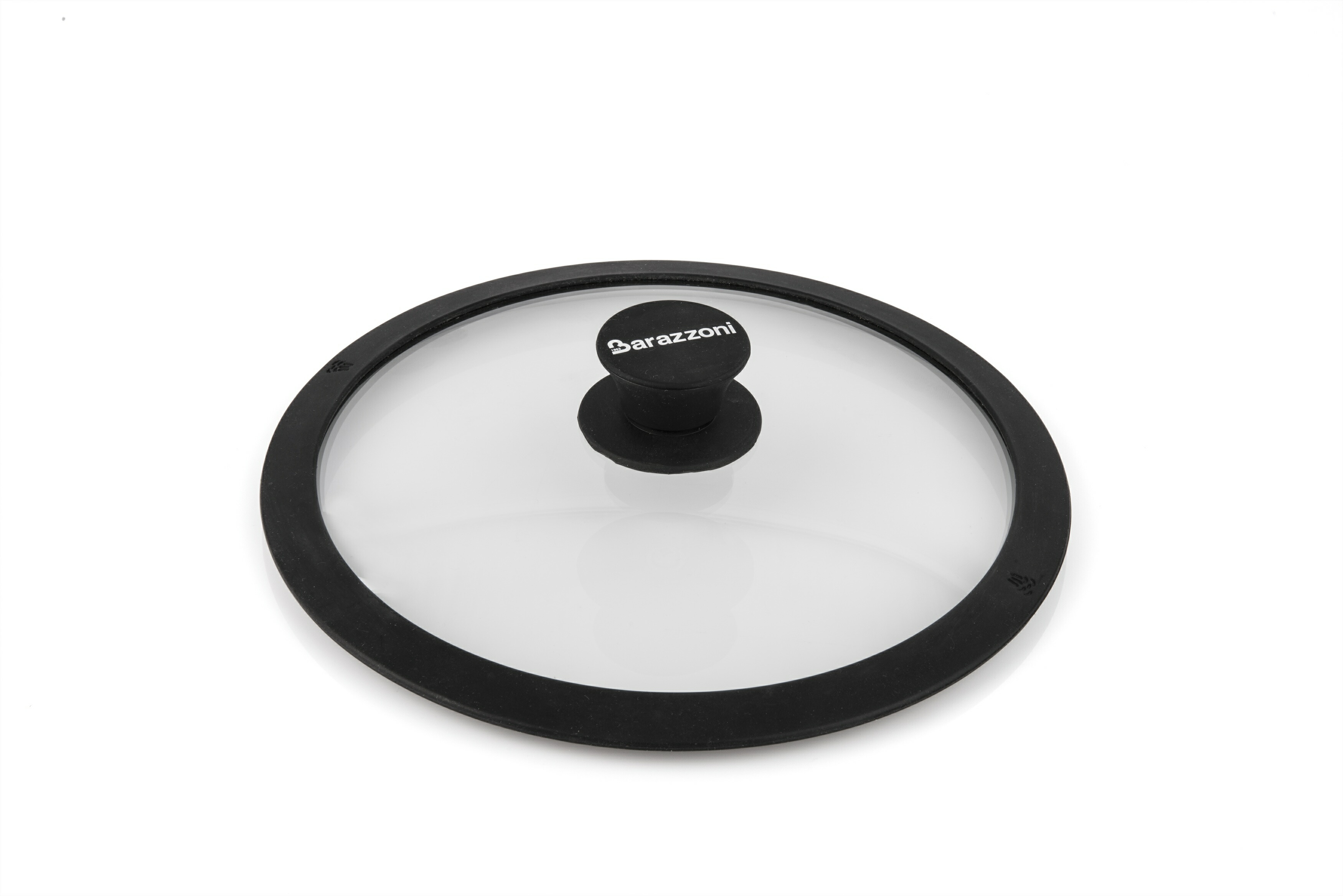 【公式】Barazzoni (バラゾーニ)シリコンエッジ耐熱強化ガラス蓋 28cm 849134028 キッチン用品 食器 調理器具 鍋 フライパン 鍋蓋【おしゃれで機能的な調理器具を展開するイタリアンブランド】