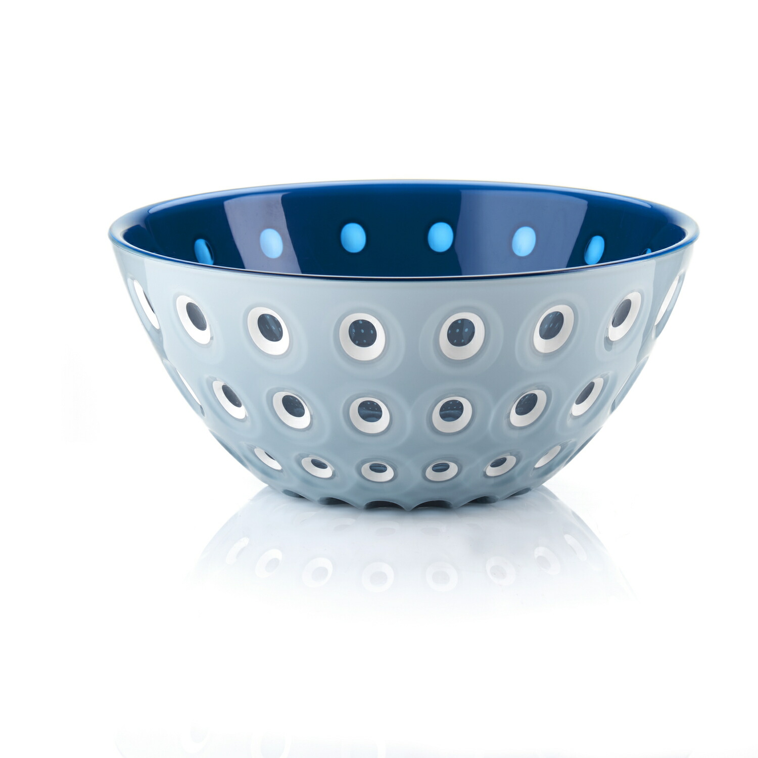 【公式】Guzzini (グッチーニ) サラダボウル Le Murrine ライトブルー 279420-226【ギフトやホームパーティーに最適なイタリアンデザイン】