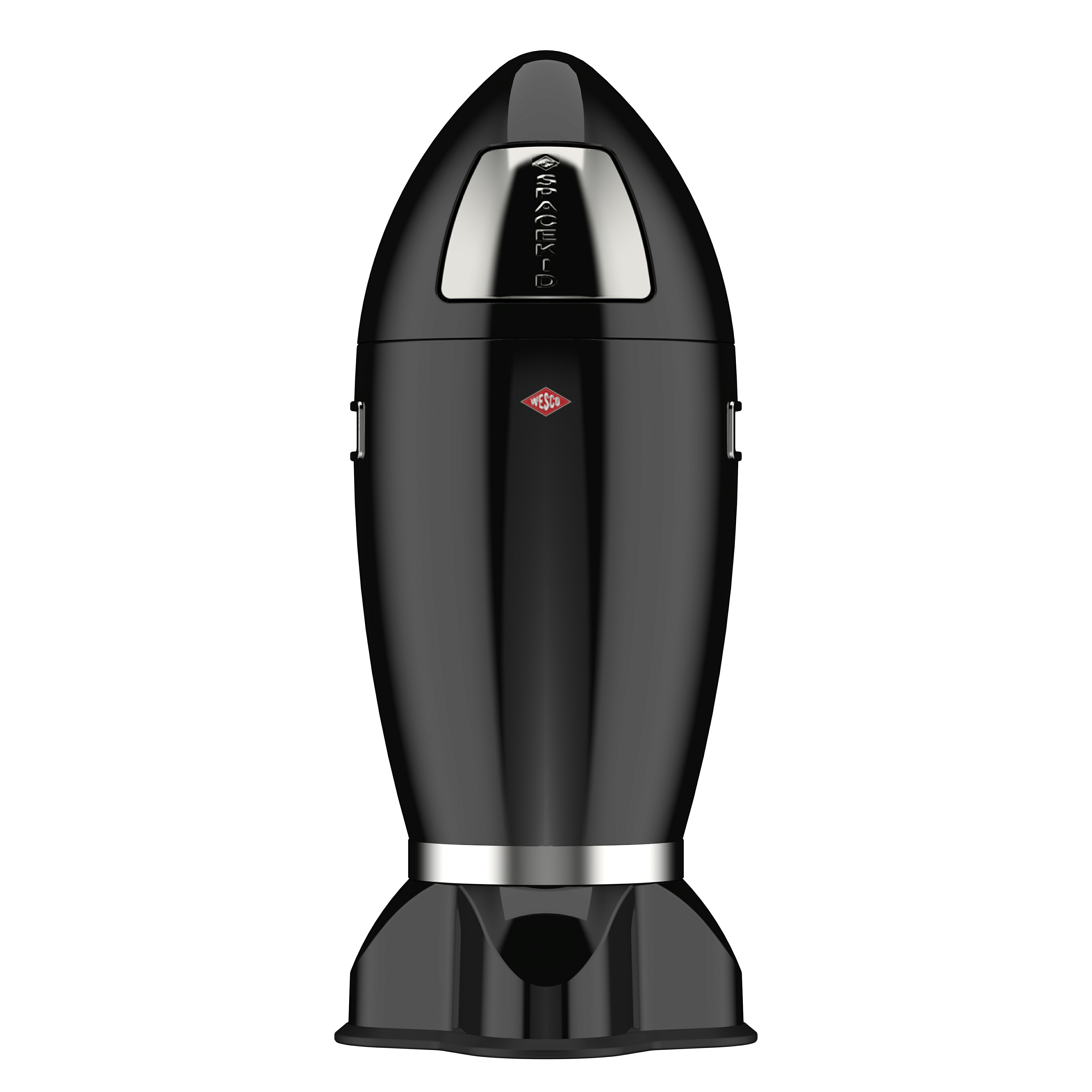 WESCO (ウェスコ) スペースロケットダストビン 10L SPACEKID 黒いこと 138331-62