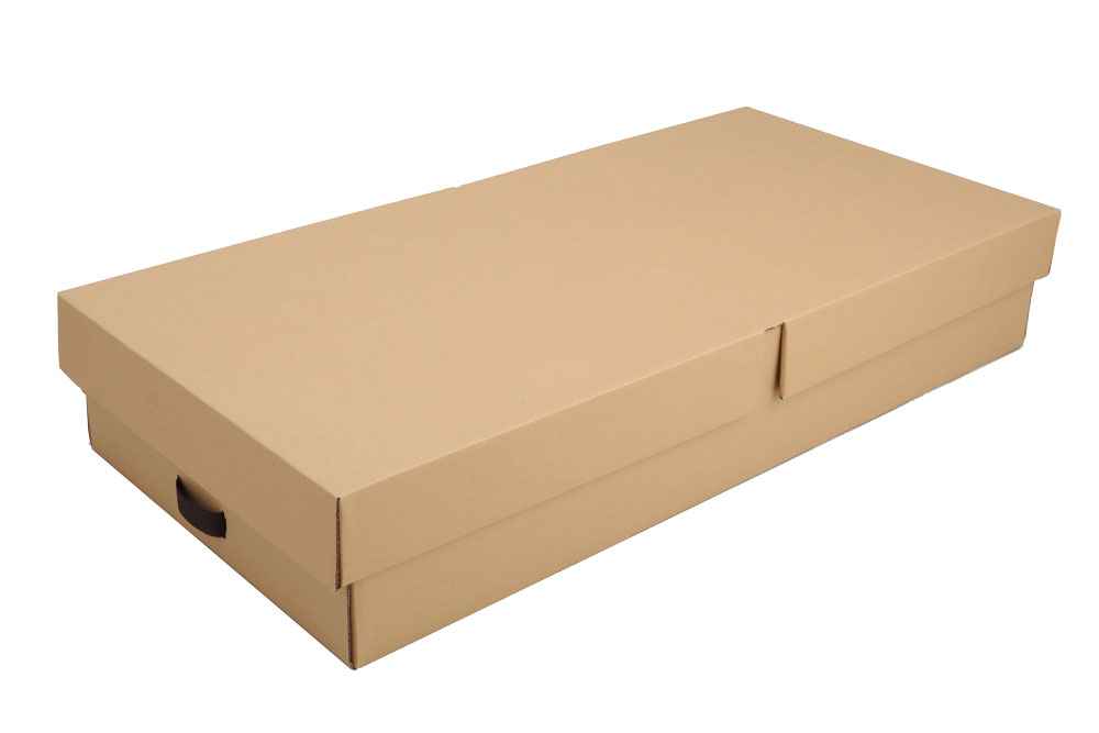 楽天市場 ベット下収納ボックス2個組 奥行き97cm ワイドサイズ 衣装 和服 洋服 着物の収納に便利なダンボール製収納 ダンボール雑貨 クラフト