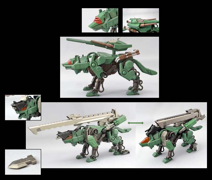 楽天市場 ゾイドオリジナル コマンドウルフｒｇｃ レールガンカスタム 四季の宝箱