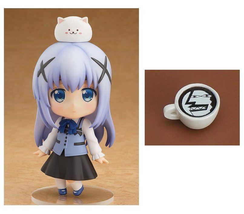 ねんどろいど ご注文はうさぎですか？ チノ（再販） 「ラテアートコーヒー」付き画像
