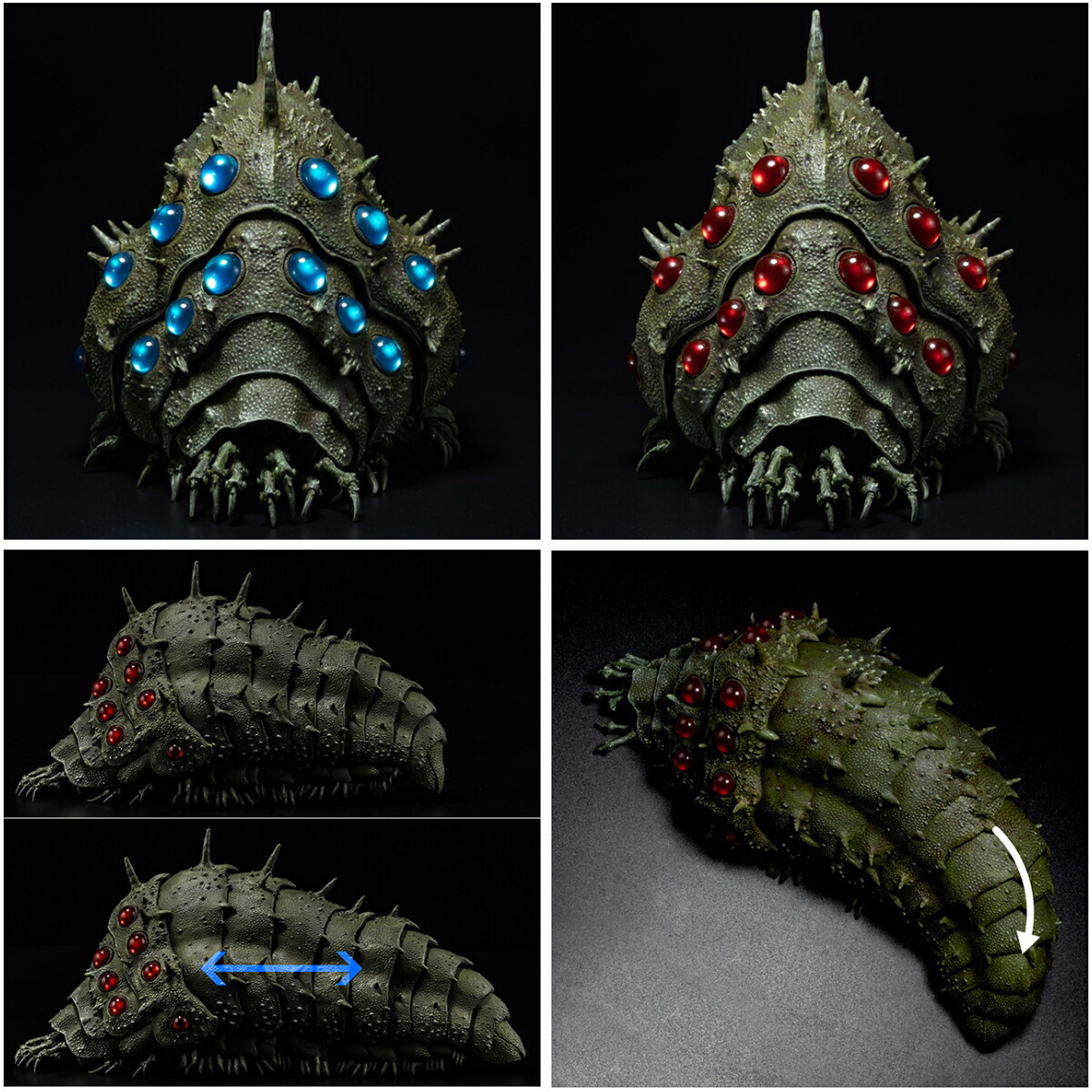 楽天市場 千値練 タケヤ式自在置物 風の谷のナウシカ 王蟲 四季の宝箱