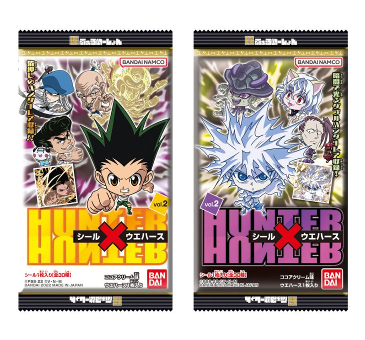 楽天市場】にふぉるめーしょん HUNTER×HUNTER シール×ウエハース