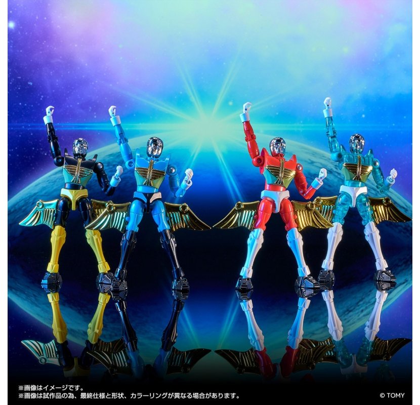 LEGACYSOUL ミクロマン コマンド1号4体セット画像