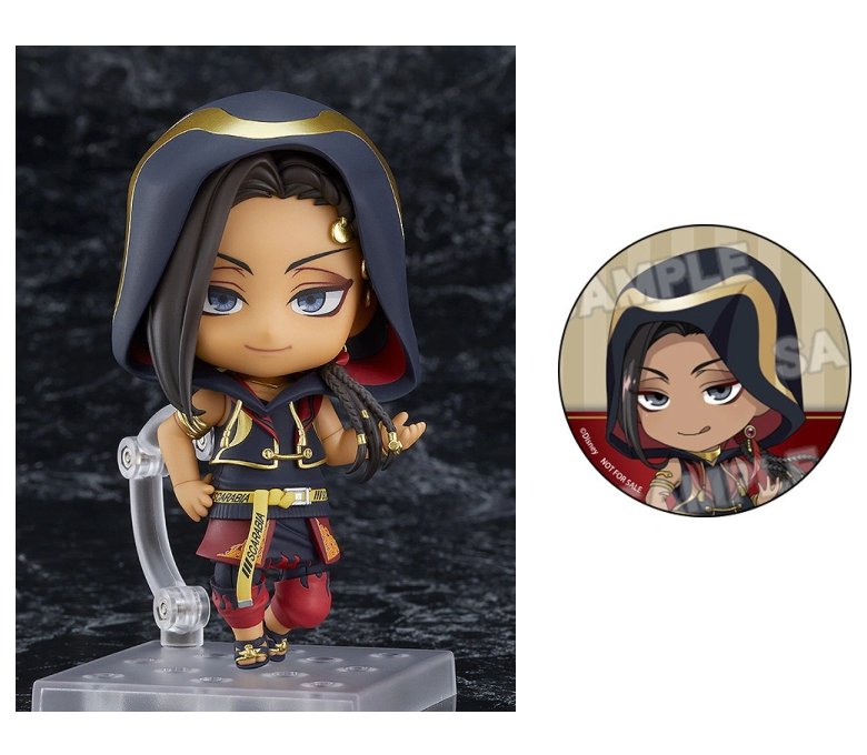 ねんどろいど ディズニー ツイステッドワンダーランド ジャミル・バイパー 「ねんどろいどぷらす 缶バッジ」付き｜四季の宝箱
