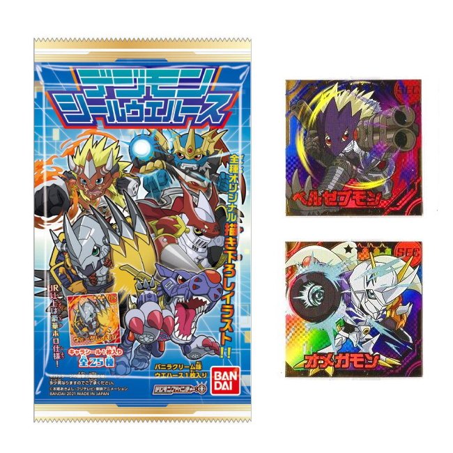 楽天市場 バンダイ デジモン シールウエハース シークレット入り シール全２５枚セット 四季の宝箱