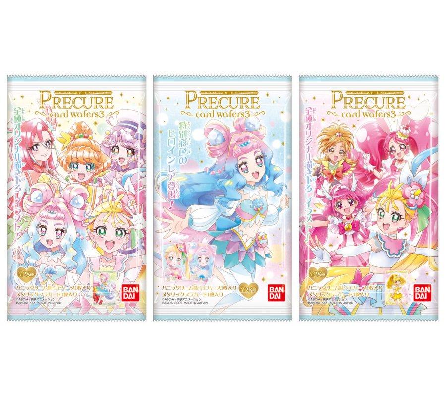 楽天市場 プリキュア カードウエハース3 個入りbox 食玩 バンダイ 発売済 在庫品 あみあみ 楽天市場店